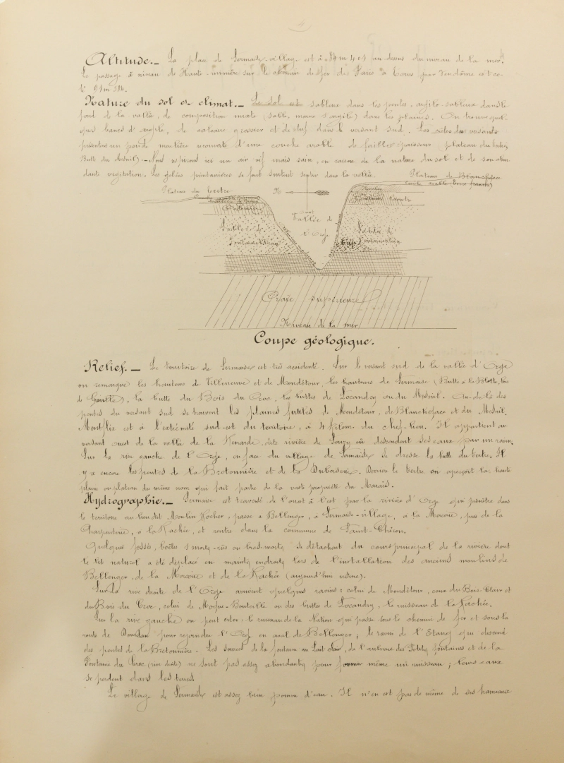 Manuscrit original de Martin Eugène Legrand, feuillet 4/36